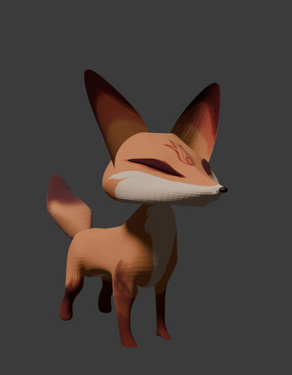 Magengaard: Fox 3D Model