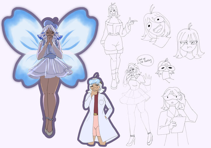 Floral Fae: Amary Character Splash Art