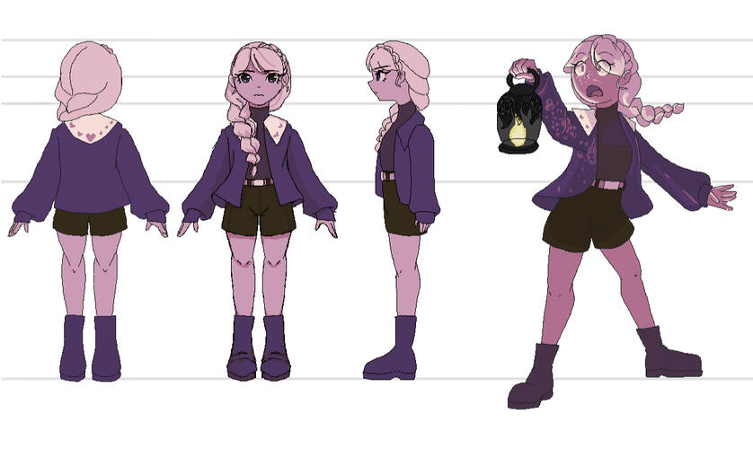 Mina: Character Turnaround