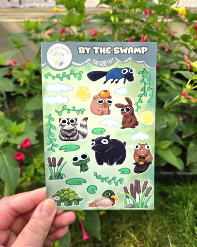 By the Swamp Stickers